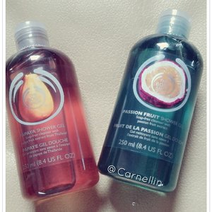 They made my life sweeter. Don't you just love @thebodyshopindo fruity shower gels? Papaya is so sweet and delicate, while passion fruit is super sweet and fresh, showering has never been better, I couldn't get out from the shower room enjoying the scents and bubbles. Pure love!#clozetteID #bloggersays #bloggertakepic #thebodyshop #showergel #papaya #passionfruit #sweet #clean #fresh #shower #daily