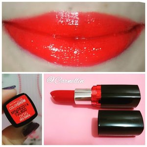 @maybellineina Color Show in Red Siren. So lusciously red.

#beauty #beautyproducts #Maybelline #clozetteid #lipstick #red #lippie