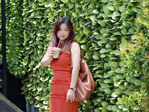 My first coffee during the day.... That look means "ga boleh minta" ini enakk, it's mine. _____________#ootd wearing @finderskeepersthelabel Visions Midi Dress._____________#outfitinspo #outfit #carnellinstyle #motd #styleoftheday #style #photooftheday #lotd #dressoftheday #potd #dressedup #dress #love #coffetime #coffee #coffee_inst #coffeelovers #life #ClozetteID