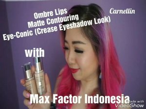 Here's a short clip of my new video, the full version is up on my youtube channelOmbre lips, matte contouring, and eye-conic crease eyeshadow look with  @maxfactorindonesia Watch the video here:https://youtu.be/rpr39CmVumo#maxfactor #MFidTopProperty #motd #ootd #beautybloggerindonesia #beautyblogger #bblogger #lotd #makeup #cosmetic #clozetteid #lookbook