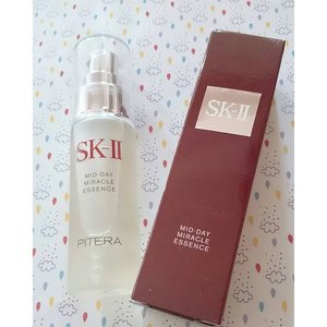 @skii_id new Mid-Day Miracle Essence 
http://whileyouonearth.blogspot.com/2015/09/sk-ii-mid-day-miracle-essence.html

#skii #middaymiracleessence #miracleessence #clozetteid #fte #skincare #facespray