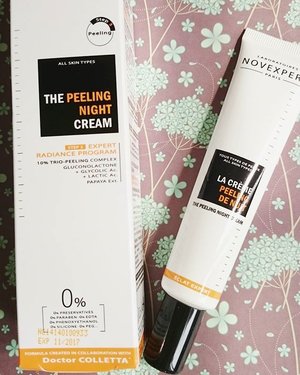 Finally, the review for The Peeling Night Cream from @novexpertofficiel is up. Product is available in Indonesia at @beautyboxind 
http://whileyouonearth.blogspot.com/2016/01/novexpert-peeling-night-cream.html

#clozetteid #Peeling #nightcream #skincare #beautybox #beautyblogger #beautybloggerindonesia #cosmetic #review