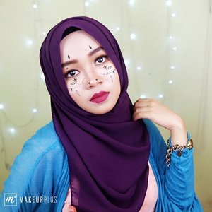 Trying the new trend app😂This app is amazing 😍😍..............#makeupplus #beautyapp #ponysmakeup #fotd #beautyblogger #hijabblogger #clozetteid #indonesianblogger #beautyvlogger #mayamiamakeup #hudabeauty #koreanlook #ulzzang #ofisuredii
