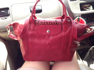 Longchamp LP Cuir Small - Red
