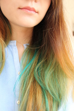 Manic Panic hair dye #AtomicTurquoise