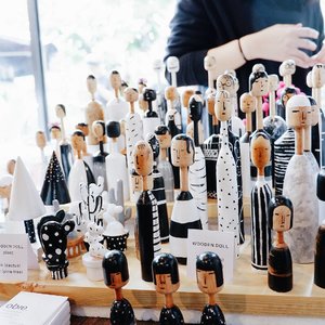 #throwback to #indoestri day: adorable wooden dolls from @obie.id ❤