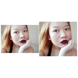 When you're supposed to do chores then you found black lip liner and dark red matte lipstick rolling out from the makeup bag!
.
.
#distraction
#easilydistracted
#mattelips
#mixedcolors
#love
#darklipcolor
#indonesian 
#bblogger
#beautybloggerindonesia
#beautyblogger
#blogger
#clozetteid