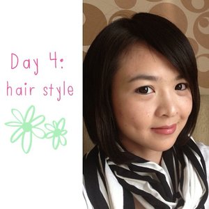 30 days of beauty, day 4: hair style. 
My current hair style, I like to keep it short and simple. Thanks to flat iron, no more 'mushroom' style! 😁

#30daysofbeauty #instabeauty #hairoftheday #hairstyle