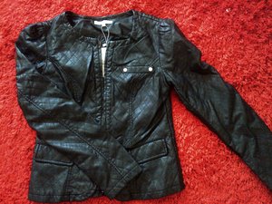 Oxygen Black Leather Jacket