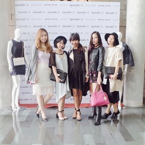 With the internet darlings at the "Exclusive Preview of Asia's Next Top Model cycle 3". The show will be aired globally on March 25th, 2015 (Indonesia: Sindo TV). Quite proud that Indonesia has 3 finalists. But, dear @nadyahutagalung, sad to see you go :'( Thanks @zaloraid (as official online fashion shopping partner for AsNTM 3) for having us ;) #FashionBlogger #AsNTM #AsNTM3 #Zalora #zaloraindonesia #zaloraid #clozetteid