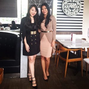 longhair sisters 💋💋 #office #officeattire #officechic #officemate #officewear #clozetteid #sister #ootd #ootdindo #lookbook #lookbookindonesia