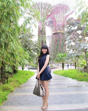 Singapore Garden By the Bay area

Whenever i go, i will try my best to prepare the outfit... so i can still lookin at it and smile... "my outfit is not too bad" i dont care if people say im wearing heels and etc...
It wont slowing down my walk.. trust me... :) #singapore #styleoftheday #style #stylish #ootd #outfitoftheday #ootdindo #ootdasean #lookbookbkk #lookbooklookbook #lookbookindonesia #lookbook #navyblue #indonesiafashionblogger #travelingram #traveller #clozetteambassador #clozetteid
