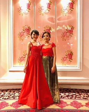 The one and only sister, angel (her name is literally Raphaela Angelina), helper, and second mom #sisters #juanitasister #reddress #clozetteid