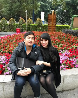 Love Bloom ❤🌸🌺 #tessaerick #ericktessa #couple #guangzhou #cantontower #travelling #travel #instatravel #clozetteid