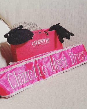 Winning a cute "best dress" title last night... thank you @clozetteco @clozetteid !!! Im one proud ambassador 
#clozetterendezvous #clozette #clozetteid #clozetteparty2016 #bestdress