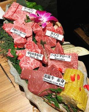 Our lunch today 🐼🐼 Matsusakagyu Yakiniku M #yakiniku #meat #bbq #japanesefood #japan #foodie #foodism #foodgasm #foods #lunch #clozetteid #osaka