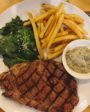 US Rib Eye Steak by Tokyo Skipjack #tokyoskipjack #usribeye #ribeye #ribeyesteak #clozetteid #food #foodie #foodism #foodgas@m