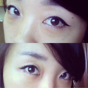 Another cat eye..... #cateyes #eyeliner #sharp #flirty #asian #asiangirl #asianmakeup #femaledaily #fdbeauty #clozetteid