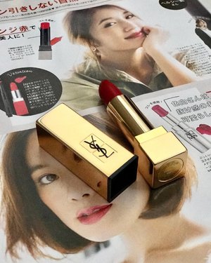 This rouge rock lipstick is wonderful but yet i haven't found any special event to wear this special lipstick.. #lipstick #lips #redlips #ysl #yslbeauty #203 #yslrougerock #clozetteambassador #clozetteid