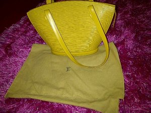 Louis Vuitton Saint Jacques epi leather yellow 