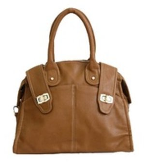 Periwinkle Soft Texture Shoulder Bag 