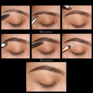 Quick eyebrow tutorial:
1. Brush your eyebrow
2. Outline the bottom of your brow with your desire shape
3. Outline the top of your brow (preferably quite lining up with the bottom  part)
4. Fill in your eyebrow from middle to outer
5. Brush it again to create an ombre (lighter color on the inner brow and darker on the outer)
6. Put on some concealer on the top and bottom of your brow and blend it  7. Tadaaa, it's done ♡
P.s i intentionally didnt make it look way too arch or too thick/thin and just follow my natural eyebrow shape, so it'll look tidy but still natural 😉
#eyebrow #tutorial #pictorial #eyebrowtutorial #brow #quick #clozetteid #fotdibb #eyes #anastasiabeverlyhills #bhcosmetics #nyxcosmetics #valerievixenart #thebalmcosmetics #makeupcrazyhead #makeupfanatic1 #themakeupstory #mayamiamakeup #vegas_nay #dressyourface #auroramakeup #lvglamduo