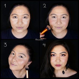 #auzolatutorial for my last look is here!
.
Face:
1. Gunakan foundation dan concealer pada area wajah.
2. Aplikasikan kontur ke bagian2 wajah seperti hidung, tulang pipi, rahang dan jidat.
3. Tambahkan blush on pink dan gunakan highlighter.
4. Buat eye makeup dan gunakan lipstick pink.
.
Eyes (menggunakan @esqacosmetics Peach Goddess):
1. Bentuk alis.
2. Gunakan warna orange pada keseluruhan kelopak mata.
3. Tambahkan orange yg lebih gelap pada bagian luar kelopak.
4. Blend dan aplikasikan shimer champagne pada bagian tulang alis.
5. Gunakan glittery eyeshadow pada bagian dalam kelopak serta ujung mata bagian dalam.
6. Aplikasikan warna orange tua pada garis mata bagian bawah.
7. Aplikasikan eyeliner.
8. Tambahkan warna putih dibagian waterline.
9. Gunakan maskara dan bulu mata palsu.
Done!
.
.
.
.
.
.
#dirumahaja #stayhome #wakeupandmakeup #Beautiesquad #makeupforbarbies #indonesianbeautyblogger #undiscovered_muas @undiscovered_muas #clozetteid #makeupcreators #slave2beauty #coolmakeup #makeupvines #tampilcantik #mua_army #fantasymakeupworld #100daysofmakeup