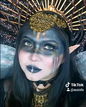 #auzolatutorial So here goes the video tutorial for dark fairy look earlier, enjoy!
.
Makeup inspired by @zorinblitzz
.
.
.
.
#makeupforbarbies  #indonesianbeautyblogger #undiscovered_muas @undiscovered_muas #clozetteid #makeupcreators #slave2beauty #coolmakeup #makeupvines #tampilcantik #mua_army #fantasymakeupworld #100daysofmakeup #beautefemmecommunity #collabmakeup #makeupcollab #fairymakeup #darkfairy #darkfairymakeup #dark #fairy #crazymakeup #gothicmakeup