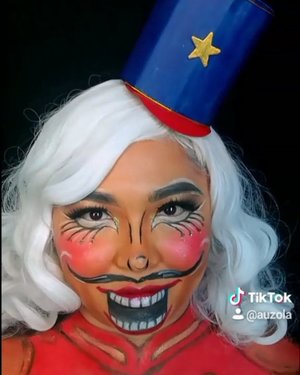 #auzolatutorial here goes Nutcracker makeup tutorial video version!
.
Buat step by step nya bisa cek postingan sebelumnya yaa. Oya, untuk versi yang badannya ga kepotong bisa cek di tiktok ku ya @auzola ❤😂
.
.
.
.
#barbieandthenutcracker #nutcracker #nutcrackermakeup #makeupforbarbies  #indonesianbeautyblogger #barbieclara #barbienutcracker #undiscovered_muas @undiscovered_muas #clozetteid #makeupcreators #slave2beauty #coolmakeup #makeupvines #tampilcantik #mua_army #halloween #halloweenmakeup #fantasymakeupworld #100daysofmakeup  #crazymakeup