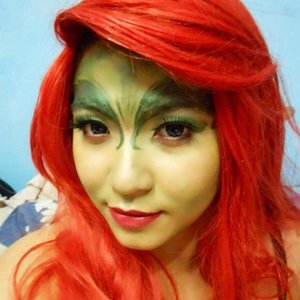 Throwback, a reallllyyyy old one.
#throwback #makeup #facepainting #facepaint #poisonivy #dc #dccomics #redhair #clozetteid #fotdibb