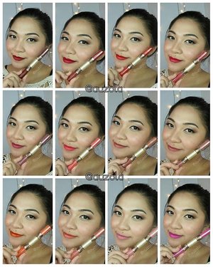 🌟 Full swatch of Sariayu new product: Trend Warna Krakatau Duo Lip Colors in matte! It's not only matte though, it has glossy side as well! For full review and swatch check www.rainbowdorable.com or click link on bio 💋💋💋
@sariayu_mt
#trendwarnakrakatau #sariayu #lipstickswatch #lipstick #mayamiamakeup #hudabeauty #vegas_nay  #clozetteid  #lucinda212 #motdindo #maryammaquillage #lookamillion #makeuplover #glamexpress #iryrandrasana #anastasiabeverlyhills #dressyourface #makeupaddict #undiscovered_muas #belajarmakeup #beautyblogger #trendycreativity #matte #makeup #blogger #indonesianbeautyblogger #zukreat #mattelipstick #pinkperception #auroramakeup
