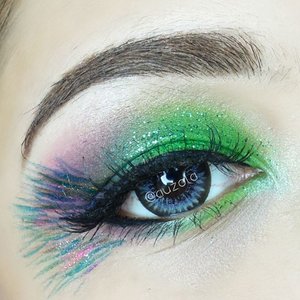 I was actually intended to make a 3 green line like Inside Out Disgust's eyelashes since this EOTD was inspired by Disgust..but i found out that my green eyeliner isn't as green as i expected and i made a wrong line, so i just do this instead hahhaha. 😆#makeup #eotd #eyemakeup #vegas_nay #mayamiamakeup #anastasiabeverlyhills #hudabeauty #lookamillion #norvina #fcmakeup #zukreat #muajakarta #jakarta #indonesia #pinkperception #dressyourface #monolid #auroramakeup #lvglamduo #clozetteid #fotdibb #blogger #indonesianbeautyblogger #indobeautygram #disgust #insideout #disney