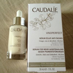 caudalie serum : to even out the pigmentation on your skin