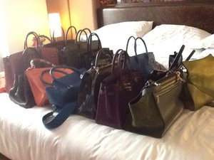 Bunch of branded bags. Will it keep ur mood swing away? :P