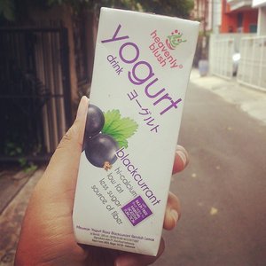 I got my blackcurrent yogurt!! #heavenlyblush #yogurt #yoghurt #blackcurrentyogurt #clozetteid #clozettedaily