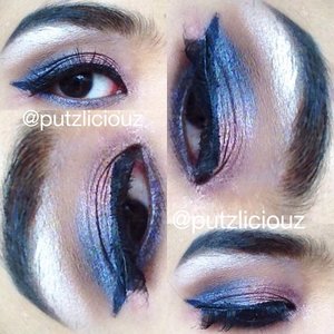 Still practice and try to create Romantic blue eyemakeup #eotd #eyemakeup #basicmakeup #eye #sleekeyeshadow #clozetteid #clozettedaily #indonesianbeautyblogger #beautyblogger #makeup #tutorial #eyemakeuptutorial