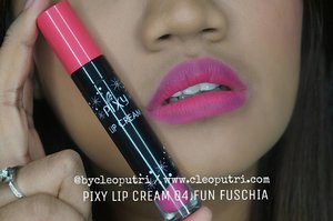 @pixycosmetics 
Lip cream 04. Fun Fuschia

#clozetteid #clozettedaily #starclozette #FDbeauty #sociollablogger #indobeautygram #love #makeup #passion #eyemakeup #bblogger #bbloggerid #beautyblogger #beautybloggerid #hudabeauty #wakeupandmakeup #makeupgeek #makeupjunkie #makeupaddict #beauty #indonesianfemaleblogger #pixylipcream #lipcreampixy #lipcream #lipsticklokal #pixycosmetics #reviewpixylipcream #swatchpixylipcream #reviewlipcream