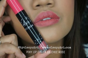 @pixycosmetics 
Lip Cream 01.Chic Rose
#clozetteid #clozettedaily #starclozette #FDbeauty #sociollablogger #indobeautygram #love #makeup #passion #eyemakeup #bblogger #bbloggerid #beautyblogger #beautybloggerid #hudabeauty #wakeupandmakeup #makeupgeek #makeupjunkie #makeupaddict #beauty #indonesianfemaleblogger #pixylipcream #lipcreampixy #lipcream #lipsticklokal #pixycosmetics #reviewpixylipcream #swatchpixylipcream #reviewlipcream