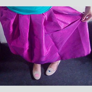 #tgif wearing new skirt from  Wholesale7 & this cute flirty shoes from @zaloraid  #ootd #friday #Today #outfit #clozetteid #bblogger #MissEhara #IbuMudaBijak #instadaily #fashion #style #Wholesale7 #zalora #zaloraid