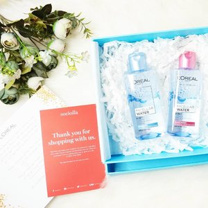 So excited as I can be one of the first that can try the newest products from L'oreal Paris Skin Expert before it's available thanks to @sociolla called L'oreal Micellar Water!Available in 2 types : Refreshing and MoisturizingAnd today available in Sociolla.com!...#lorealparisid #carewithmicellar #sociolla #getthelookid #sociollablogger #micellarwater #sbn #wonderfullyn #clozetteid #lynebeauty