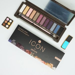 My very first @absolutenewyork_id products!The ICON Eyeshadow Palette in TwilightJust with this palette I can play and create a lot of looks because of the variety shadesOh! And also affordable!....#absolutenewyork #absoluteny #new #eyeshadowpalette #icon #twilight #lynebeauty #wonderfullyn #clozetteid #fdbeauty