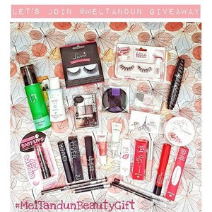 .Hello ladies!I realize that I have been blessed so much and I think this is the best time for me to give back!So as my birthday is coming, I want to make something special that will make my followers happy.Yap! My first ever giveaway time 💕There are 2 hampers that you can win.1. Beauty essentials worth more than 1 million Rupiah for the best answer winner2. Basic make up kit for randomly picked winnerDetails of hampers on the next post.Rules are:1. Follow @meltandun2. Like & Repost this image and tell me what you want as your next birthday gift and why3. Use hashtag #MelTandunBeautyGift4. Tag 8 of your friend to join (no need to tag me)5. One entry per person6. Set your account to Public7. Don't follow to unfollow when the giveaway ends or you can't participate in the next giveaway8. Ends on Feb 6th. Winners announcement on my bday ~ Feb 8thOnly for Indonesia residence.And don't worry about the shipping cost, it is on me 😊#giveaway #giveawayindo #birthdaygiveaway #giveback #sharingiscaring #ClozetteID