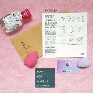 Remember my post about Better Beauty Blender (BBB)? Mad for Makeup has been very kind to send me that baby purple blender which is great for shaping & contouring.

Plus plus plus Bioderma Sensibio H2O as another bonus.
Yes, you can purchase all series of Bioderma products at @madformakeup.co with a good price for sure.

Make sure you follow @madformakeup.co so you won't miss any promotion 😆
.
.
.
#bbbteam #Betterbeautyblender 
#madformakeupco 
#bioderma #sensibio
#beauty #makeup #skincare 
#MELpinkpalette 
#clozetteid #Fdbeauty
