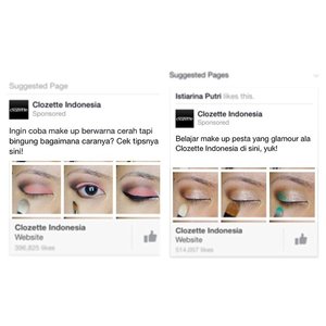This is real?! Or is fb deceiving me? @clozetteID uses my pics for their fb advertisement??!!!! Lol if it is real i'm very pleased and humbled #clozetteid #kireimakeup #makeup #makeupaddict #makeupartist #makeupjunkie
