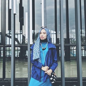 Blue 🍃 #clozetteid #hijabstyle #chictopia