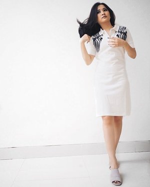 Thanks God it's Friday!! Wearing this comfy polo dress from @le_mavenclothing ❤❤ Love it!! _
_
#clozetteid #ootd #lookbookindonesia #lookbook #polodress #instafashion