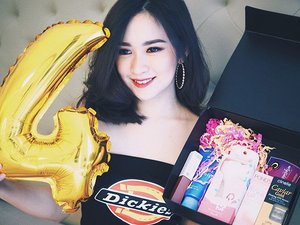 Happy 4th BIRTHDAY @clozetteid 🎉🎉🎉 Thank you for having me and I am glad to be part of this community. It helps me to keep motivating and pursue my dreams. _Keep inspiring, let’s grow and work together. And thank you for the goodies @pondsindonesia @senkaindonesia @jacquelle_official @zap_beauty @clozetteid ❤️❤️ #clozetteid #ClozetteUn4gettable