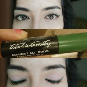 I'm falling in love with @studiomakeupid Liquid Eyeliner! Total Intensity-Stalker 04 Matte and the color is very pretty! If u love to play with eyeliner then u should buy this one ;) #makeuprevue #makeupreview #beauty #beautyreview #makeupjunkie #beautyjunkie #eyeliner #studiomakeup #clozetteid
