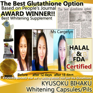 Suplemen Pemutih Kulit Terbaik yang telah mendapat penghargaan sebagai "Suplemen Pemutih Kulit Terbaik" dan ditulis dalam Jurnal sebagai Best Glutathione Option. (Dapatkan produk asli di Aline (Namaku terdaftar di www.kbindonesia.com)