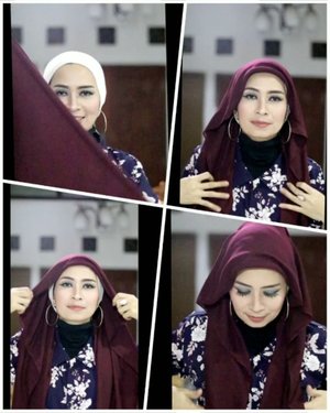 Sebulan lebih kerjaannya cuma di dapur, teteup ngga boleh lupa cara pakai hijab. Ya khaan... 🤗 ..#clozetteid #turbanstyle #turbanhijab  #fashionhijab #hijabstyle #fashionblogger #quarantine #dirumahaja #turbansimpel #tutorialturban